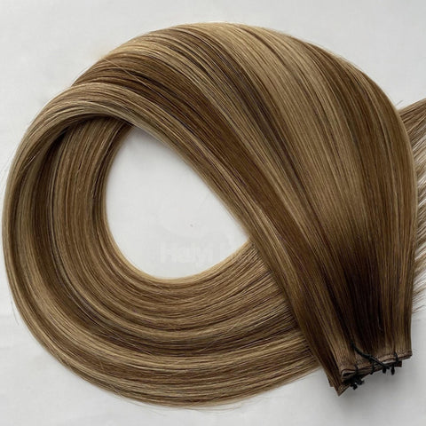 S'mores Balayage Intelligent Weft™ | 100% Seamless Remy Extensions | Pro Only