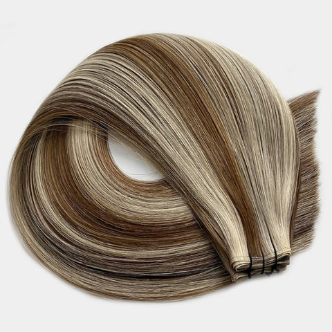 Sugar Cookie (#4/8/613) Intelligent Weft™ | 100% Seamless Remy Extensions | Pro Only