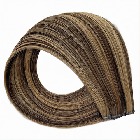 Truffle Toffee (#4/27)  Intelligent Weft™ | 100% Seamless Remy Extensions | Pro Only